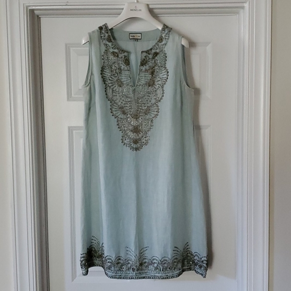 Bella Tu Beaded Dress - Size 10 - Picture 1 of 4